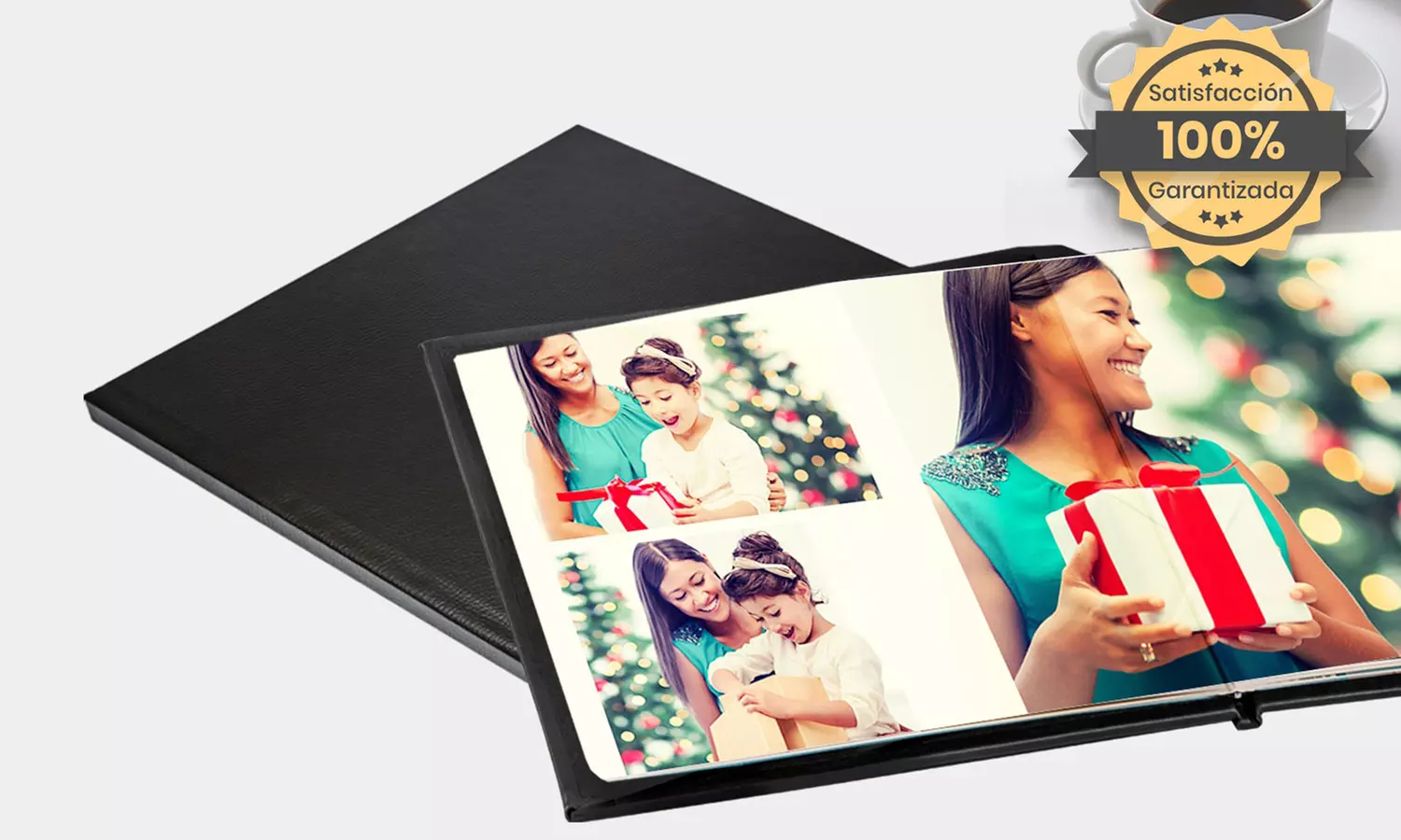 1 o 2 fotolibros con portada de cuero plano de 20, 30 o 40 páginas en Printerpix (ES) (hasta 74% de descuento) - Primary Image