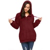 Image 5: Women's Plush Fleece Hoodie with Pockets