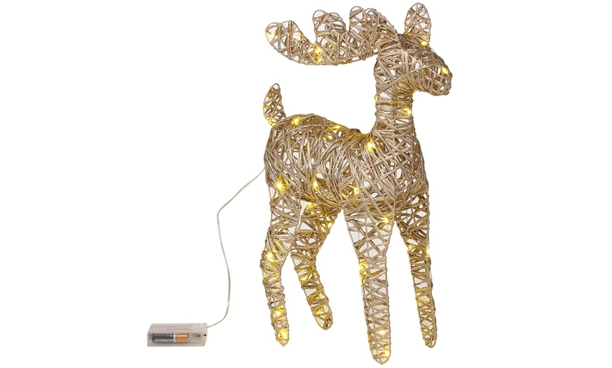 Image 3: LED Standing Christmas Reindeer