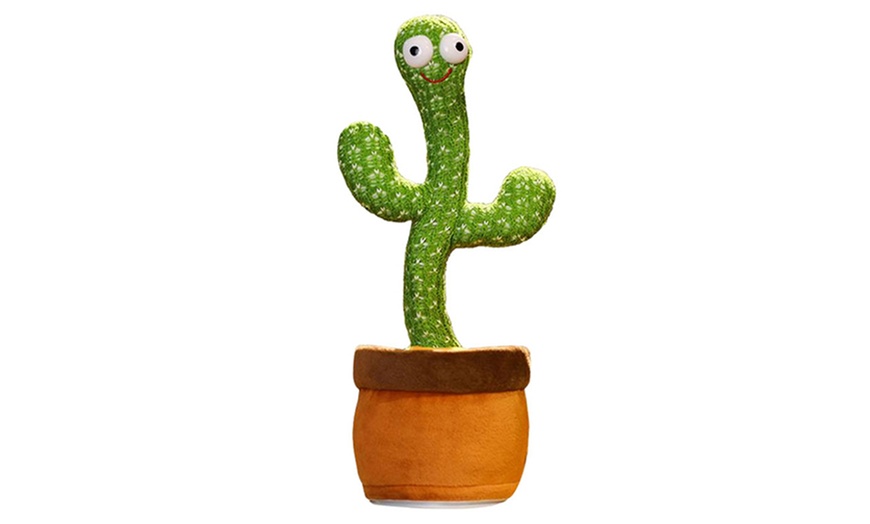 Image 4: Jouet cactus en peluche qui danse