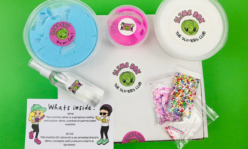 Image 2: One Month Slime Box Subscription