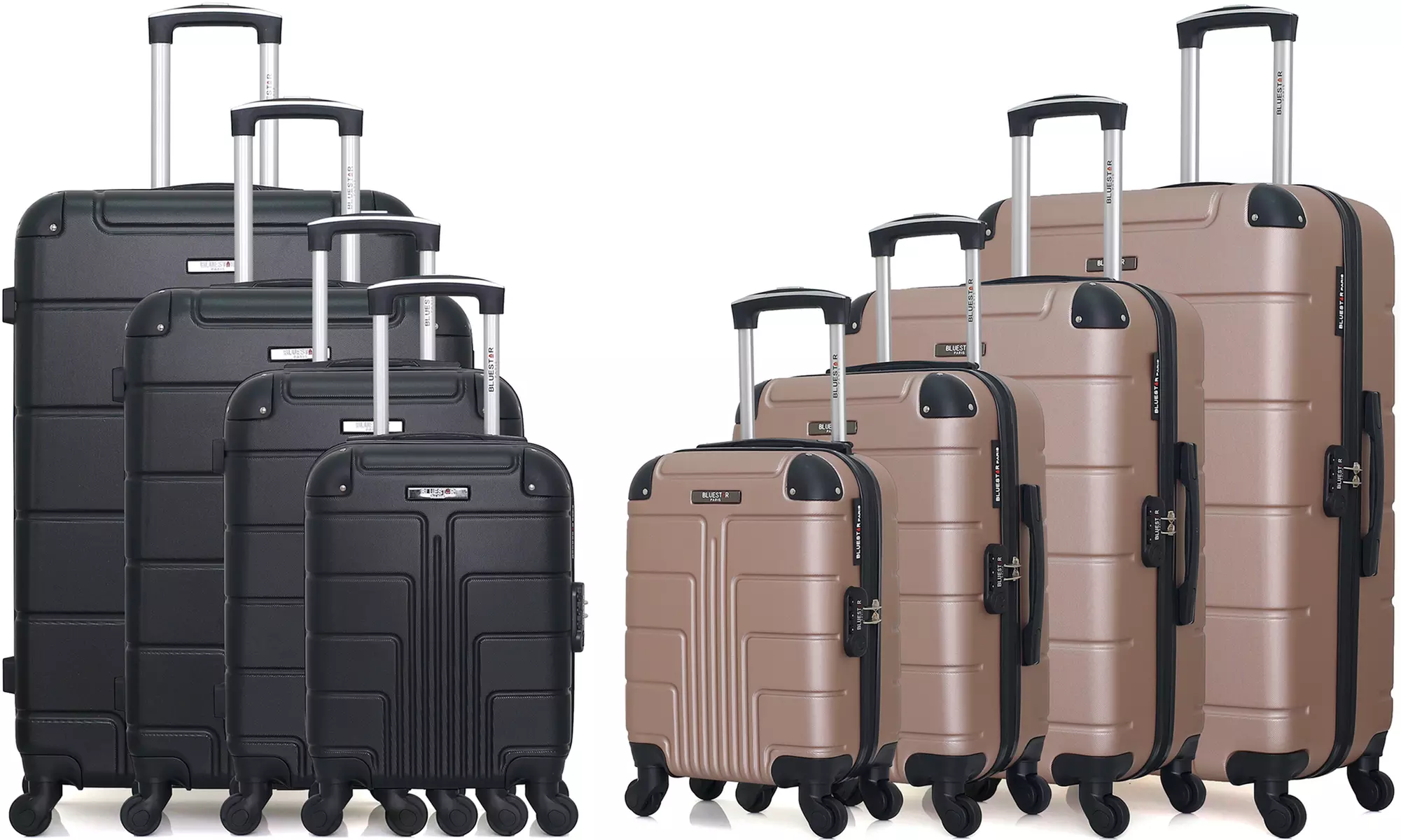 Lot de 4 valises rigides "Ottawa-M", coloris au choix, livraison offerte - Primary Image