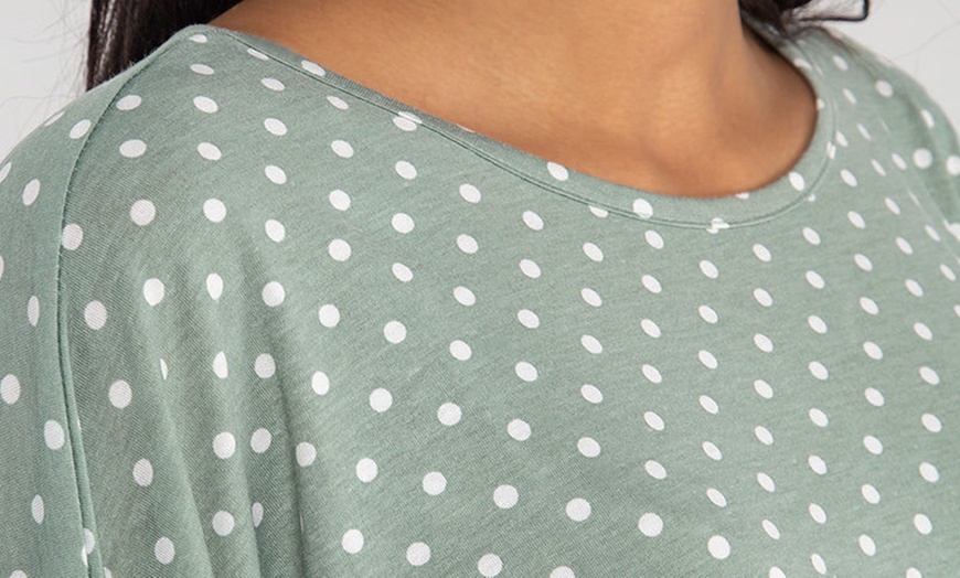 Image 5: Women's Polka Dot Long Sleeve Top