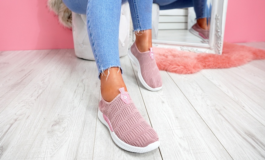 Image 23: Women's Sock-Style Trainers