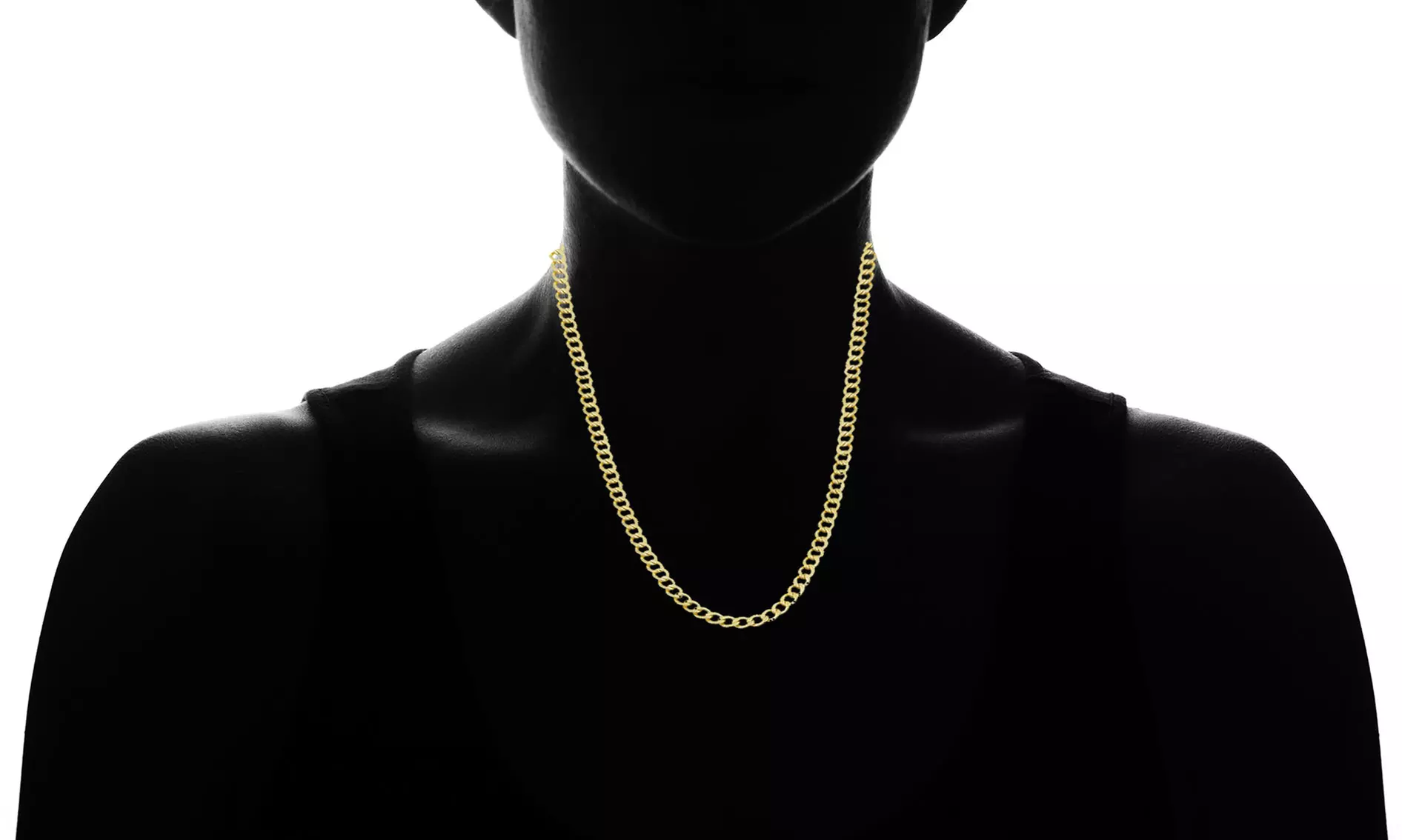 10K 5.5MM Gold Cuban Chain Necklace by Moricci - Second Medium
