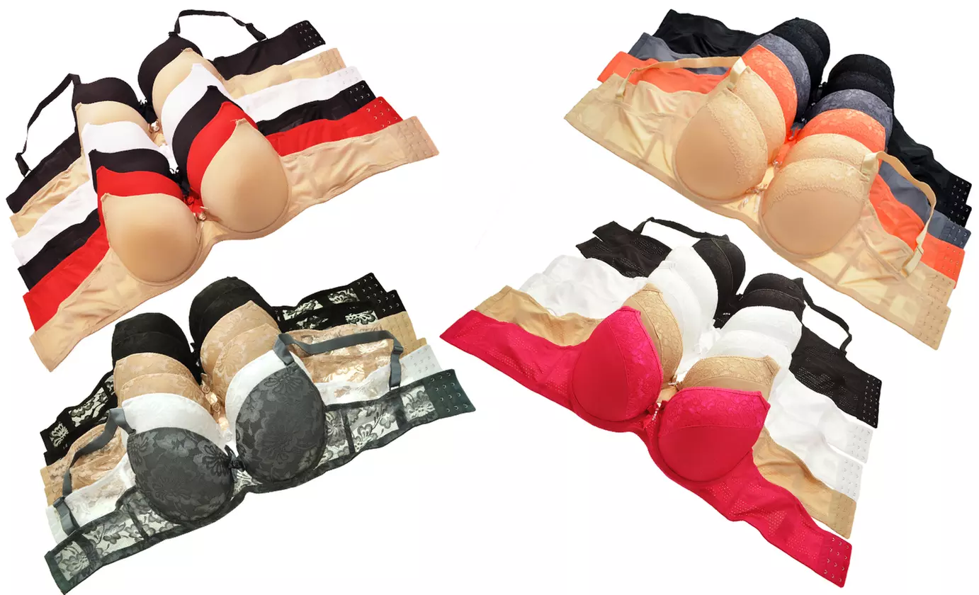 Angelina Plus Size Bras Mystery Deal (6-Pack) - Primary Image