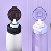 Image 22: Stay Hydrated in Style: 700ml/1L Fruit-Scented Water Bottle with 7 Refreshing Fragrance Rings