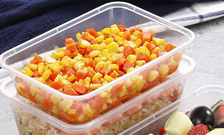 Image 8: Up to 1000 Clear Plastic Food Containers with Lids