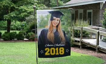 Up to 73% Off Personalized Graduation Garden Flags 