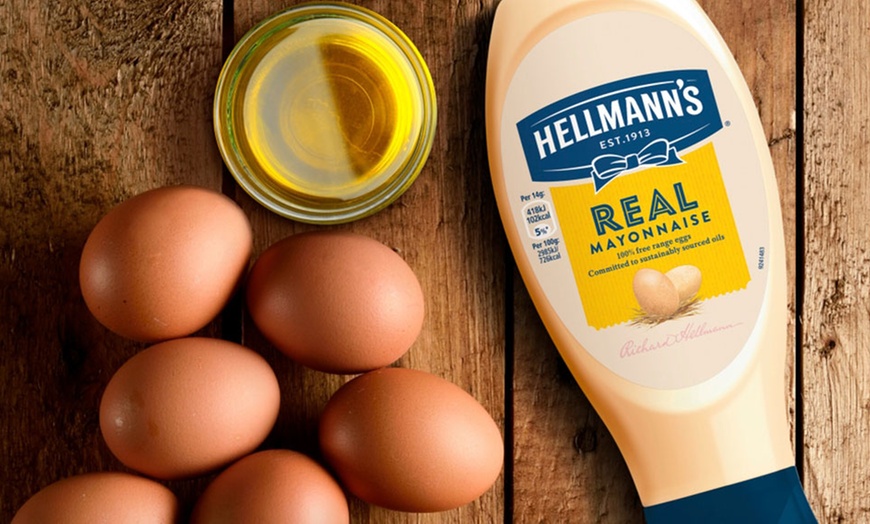 Image 6: Hellmann's Real Squeezy Mayonnaise 750ml Three-Pack