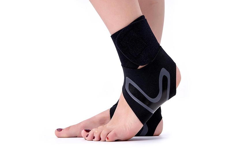 Image 1: Compression Ankle Support Brace