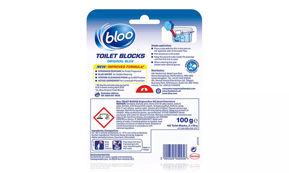 One- or Seven-Pack of Bloo Toilet Two-in-One Rim Blocks - Image 7