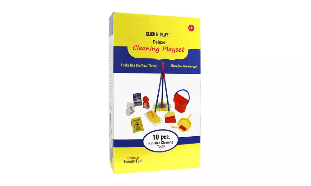 Kids' Pretend Play Cleaning Set (10-Piece) - Second Medium