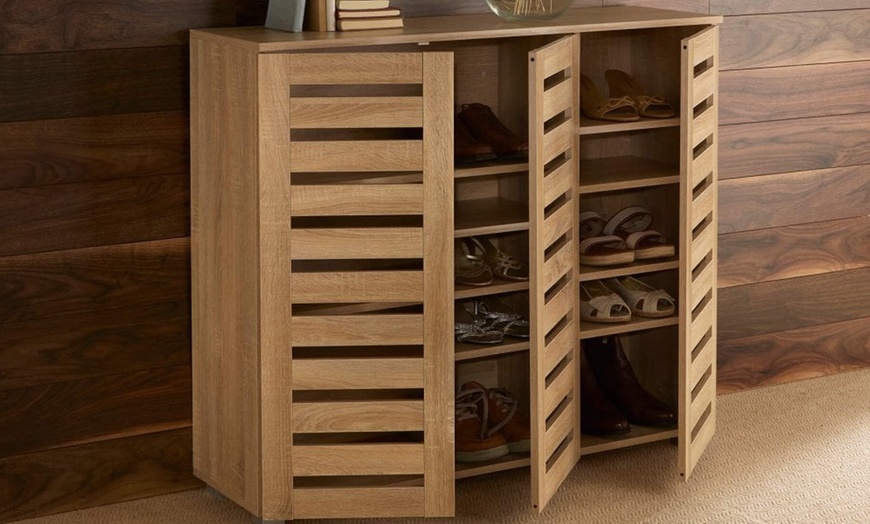 Image 13: Norway Two- or Three-Door Shoe Cabinet