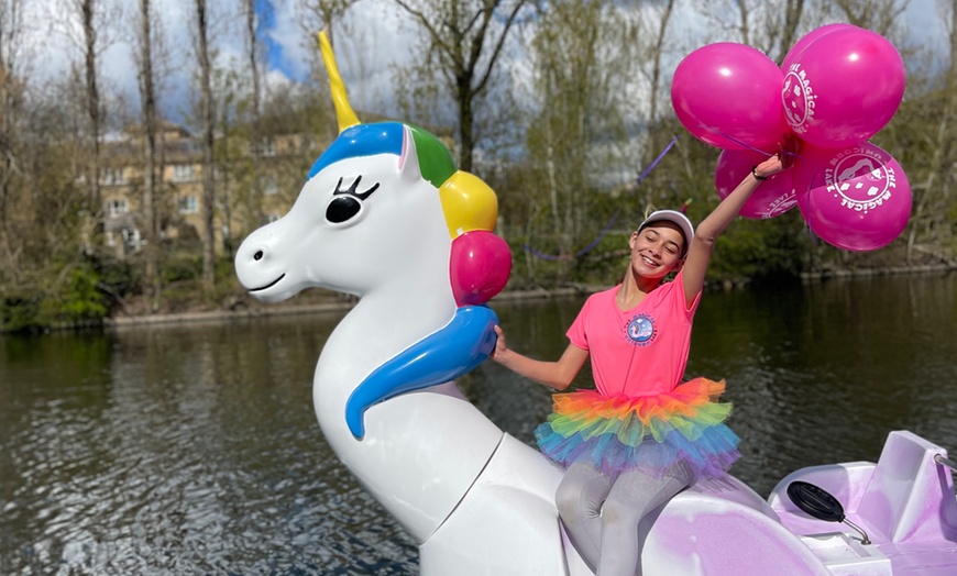 Image 5: Unicorn Boat Ride at The Magical Unicorn Lake