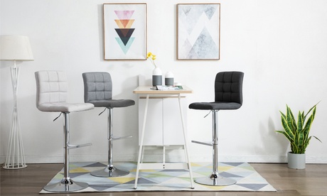 Lot de 2 tabourets de bar Square réglables en hauteur. Livraison offerte