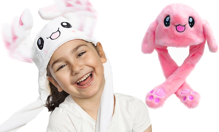 Image 3: Bunny Hat with Moving Ears