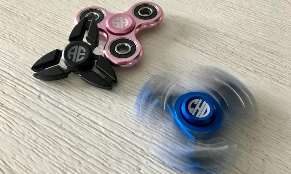 Personalized Fidget Spinners from Qualtry (Up to 73% Off). Four Options Available.   - Second Medium