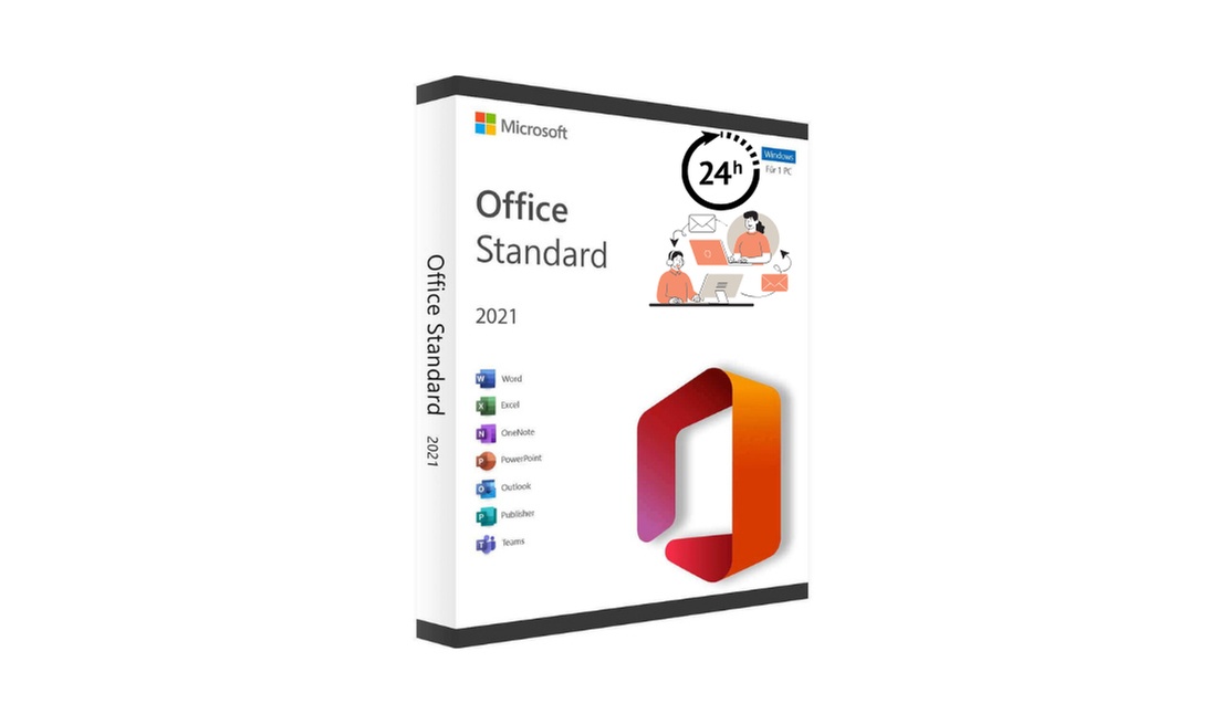 Microsoft Office 2021 Standard, licence à vie, 1 PC