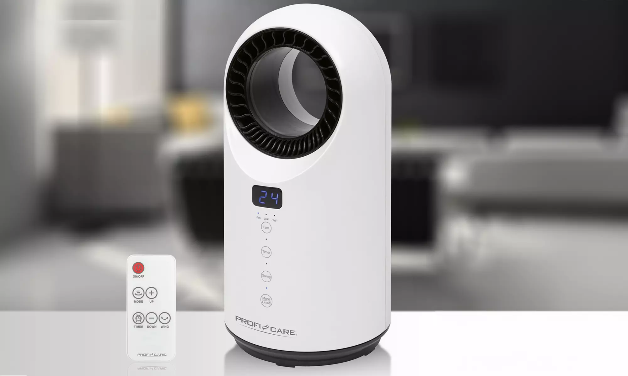 Chauffage portable ou ventilateur de table Proficare 2-en-1 - Primary Image