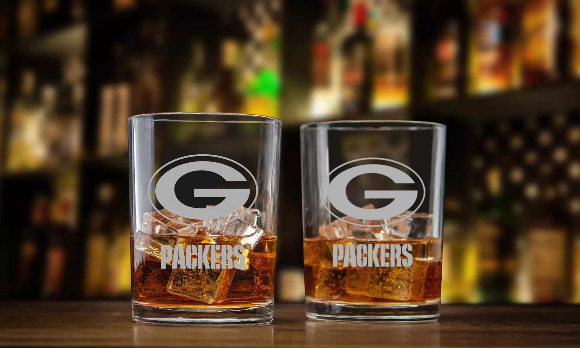 Duckhouse NFL 12 Oz. Clear Rock Whiskey Glass Set (2-Pack) - Primary Image
