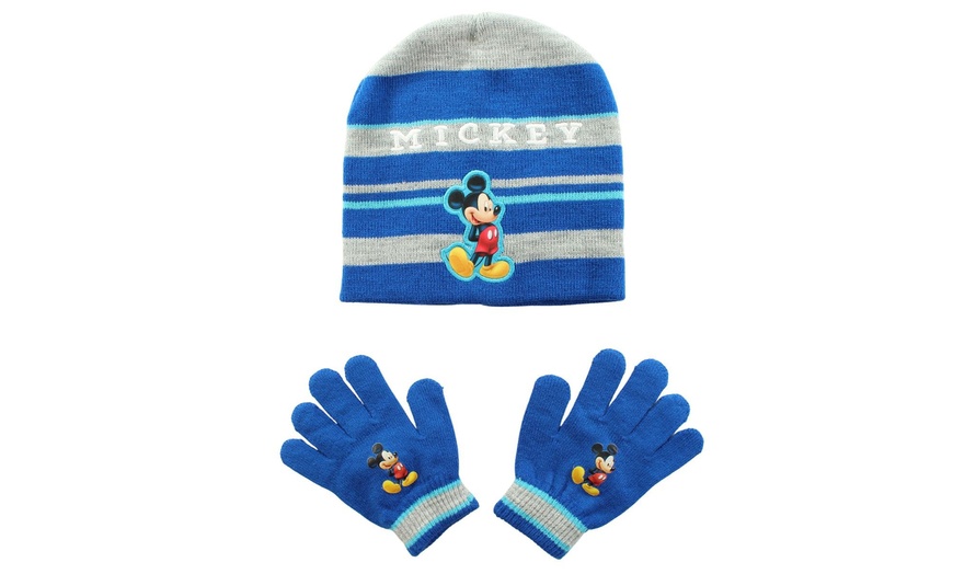 Image 12: Ensemble bonnet et gants Lilo & Stitch, Paw Patrol et Mickey