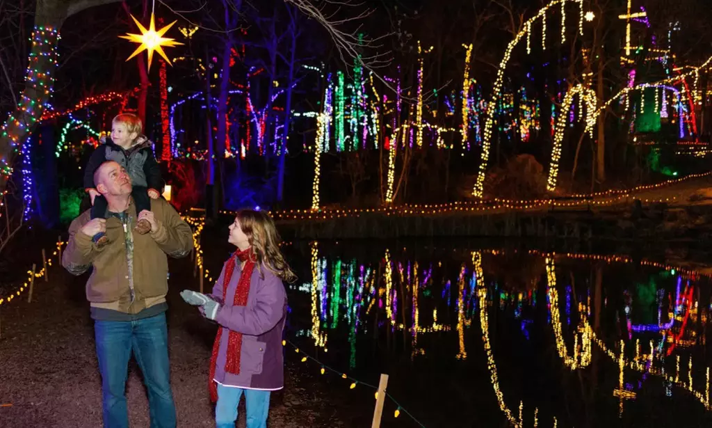 Immerse yourself in the magic of Refreshing Mountain’s Christmas Light Walking Path with Up To 45% Off - Primary Image