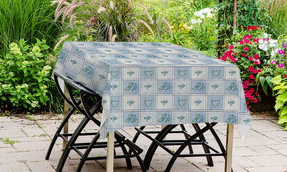 Nappe en toile cirée PVC résistante aux taches