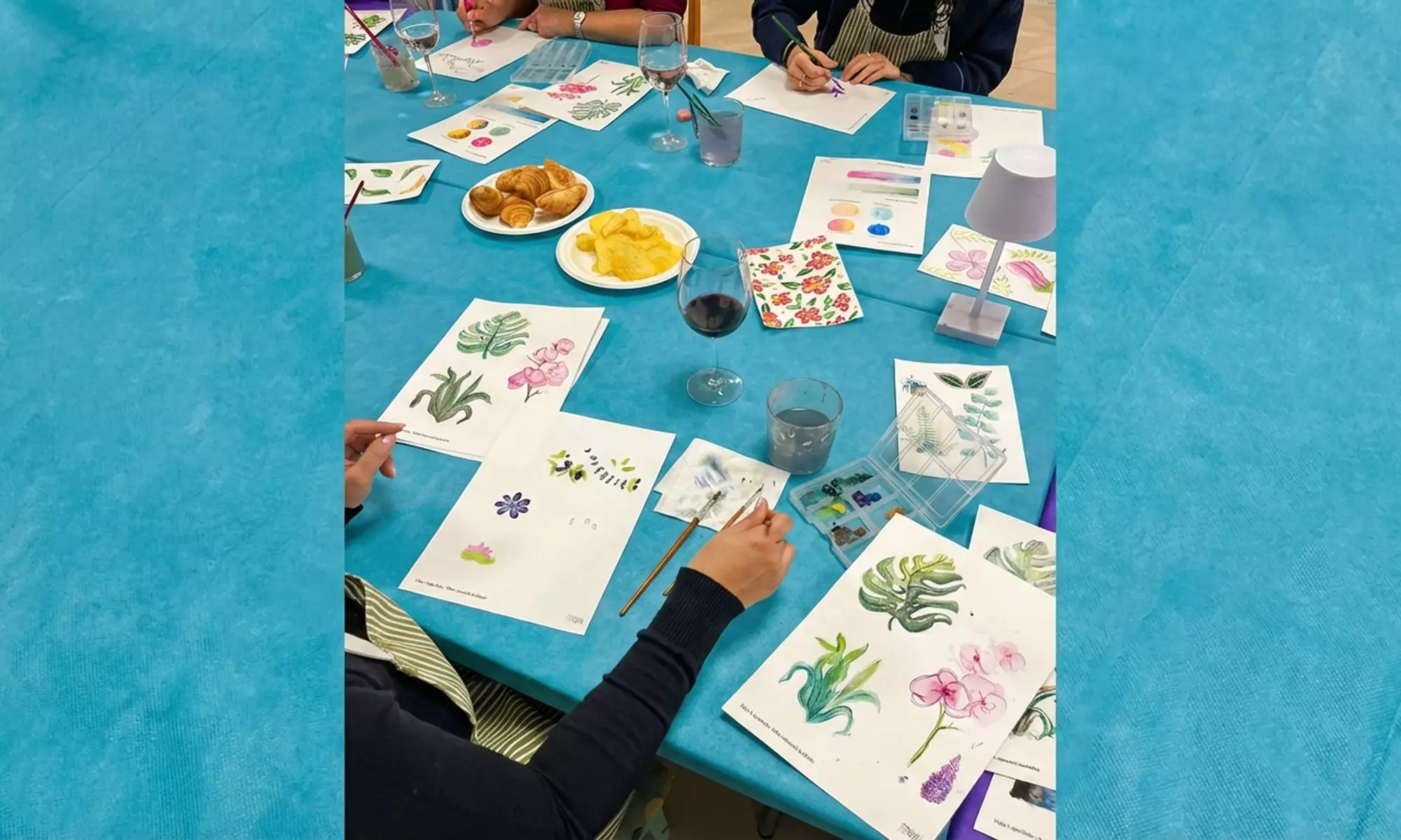 Taller de pintura con técnica a elegir para 1, 2 o 4 personas
