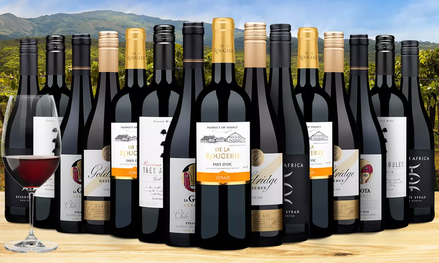 6-, 12-, or 15-Pack of Syrah Wines from Wine Insiders (Up to 71% Off) - Primary Image