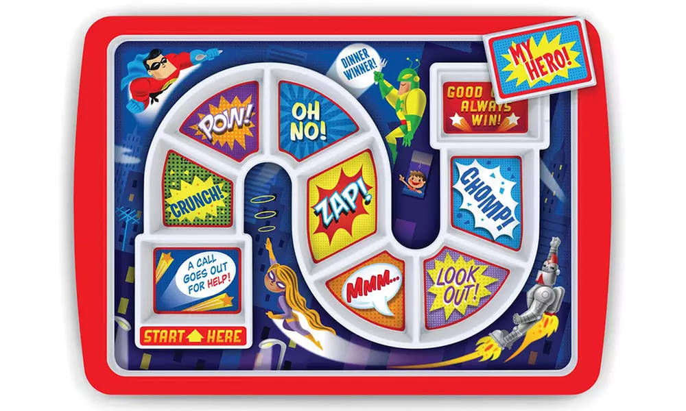 Fred Dinner Winner Children's Plate Tray in Four Designs - Image 6