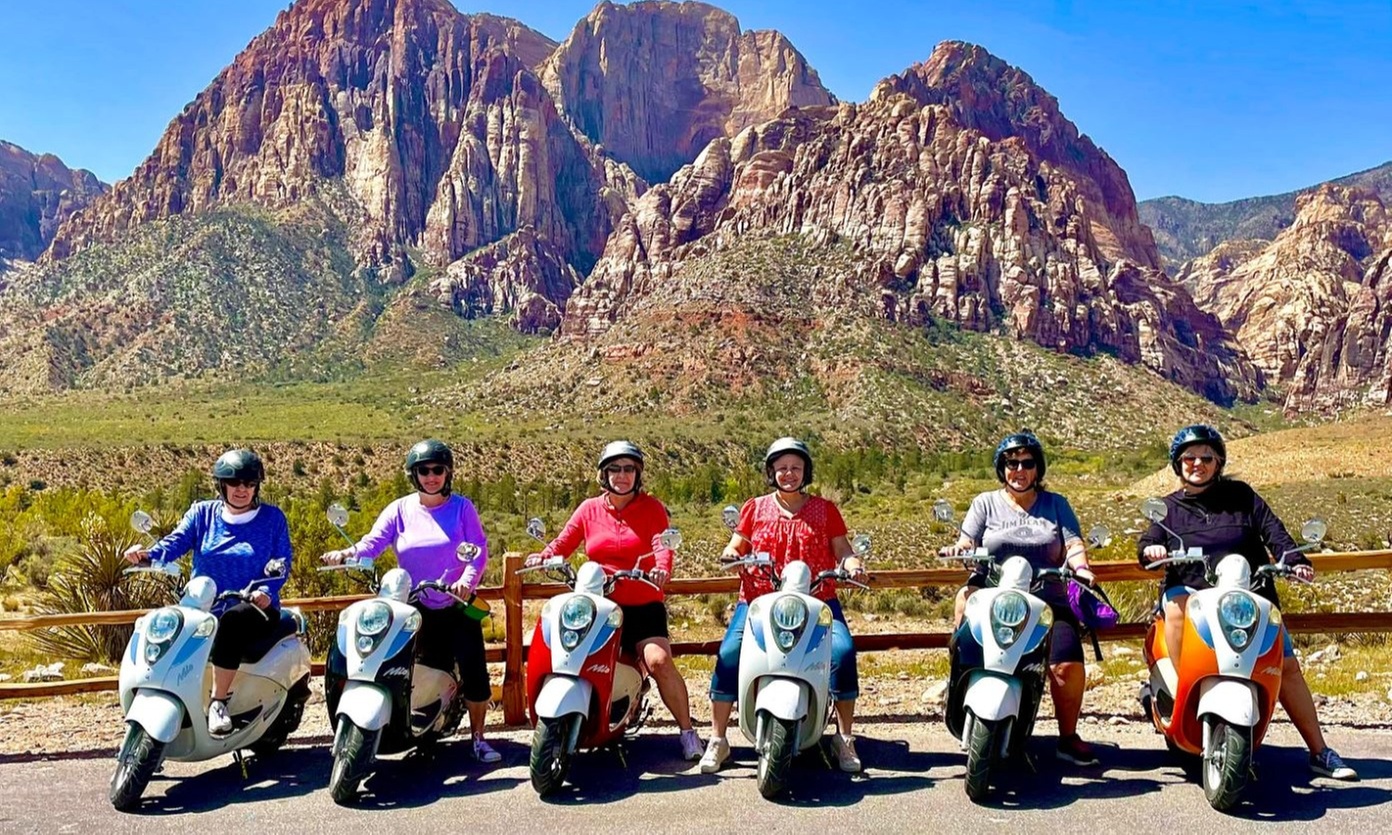 Scooter Tour through Red Rock Canyon NCA – Las Vegas