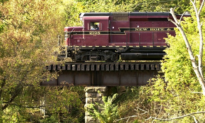 New Hope & Ivyland Railroad In New Hope, Pa 