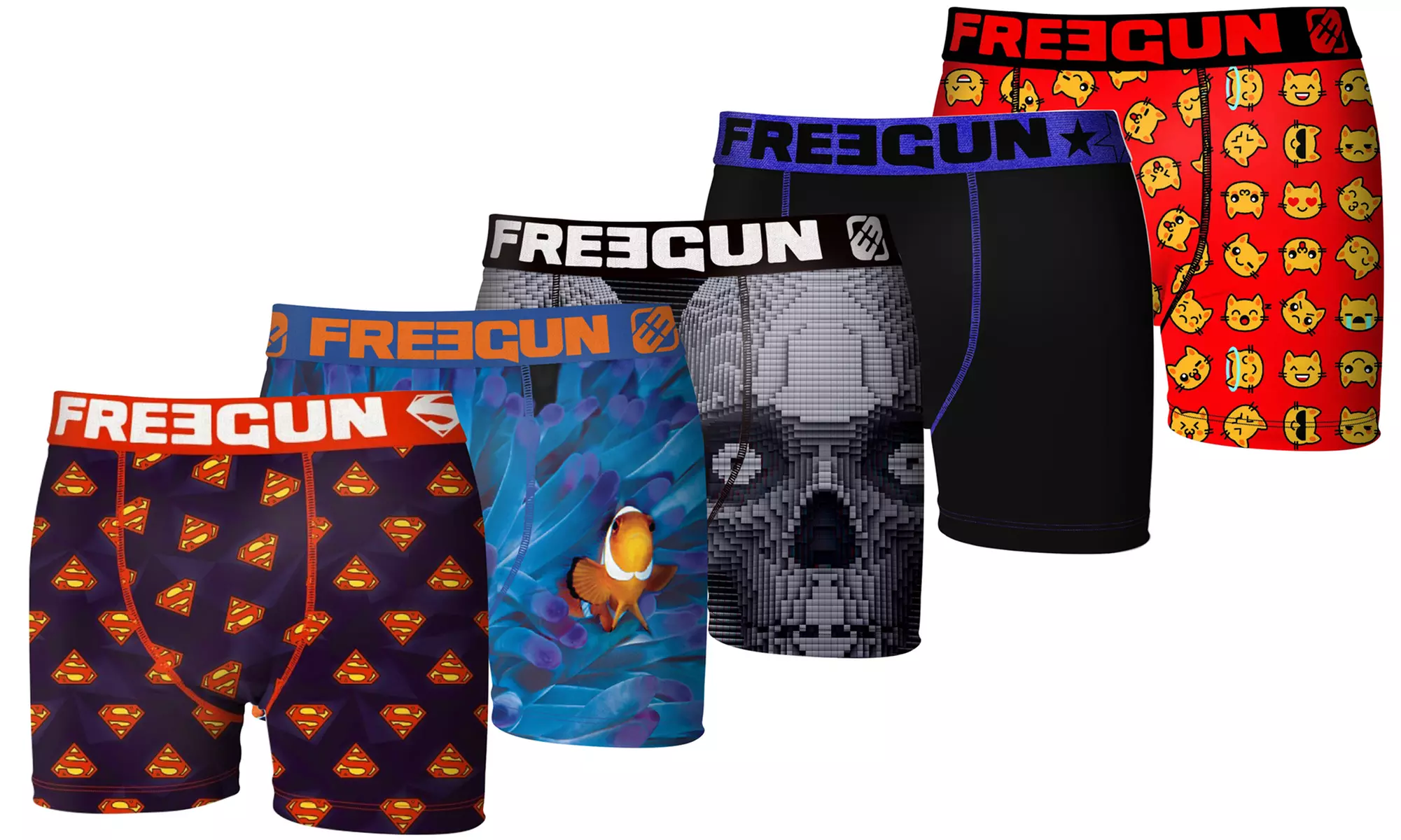 Pack de 3 à 5 Boxers Freegun mix pour Homme - Primary Image