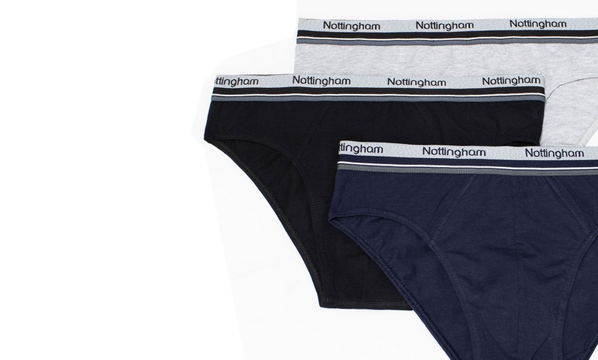 Image 9: Confezione da sei Slip / Boxer Uomo NOTTINGHAM in Cotone Elasticizzato