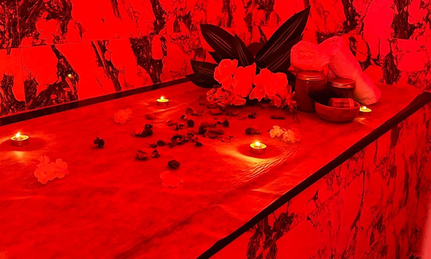 Image 3: Experience a 60-Minute Moroccan Bath & Full Body Spa Treatment, Henna