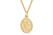 10K Gold Religious Medallion Pendant Necklace by Moricci - Second Medium