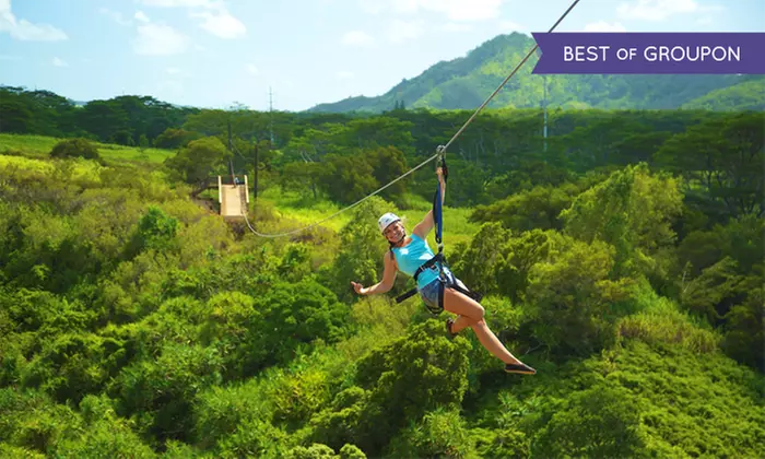 Skyline Kauai Zipline Tour for One, Two, or Four at Skyline Eco-Adventures (25% Off) - Primary Image