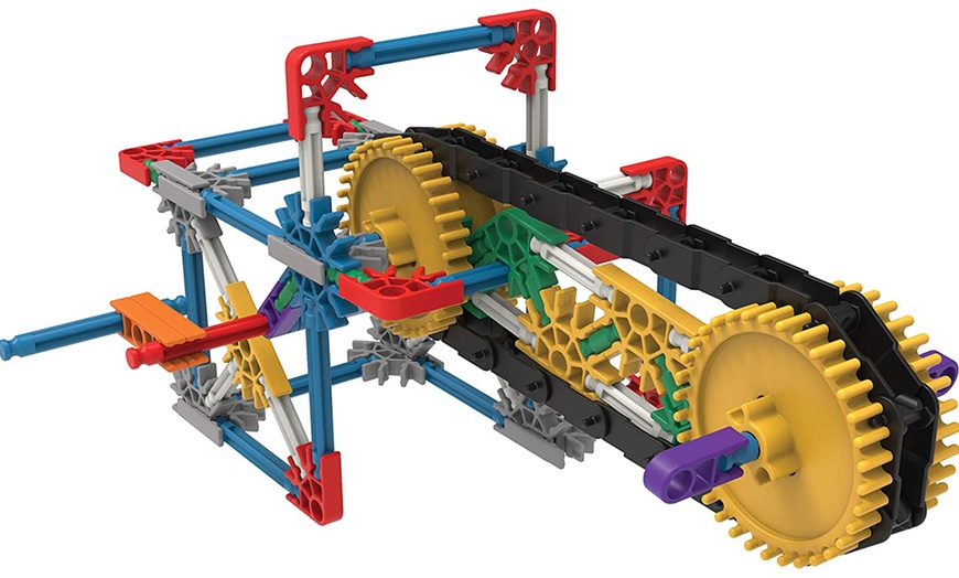 Image 3: 198-Piece Gears Construction Set