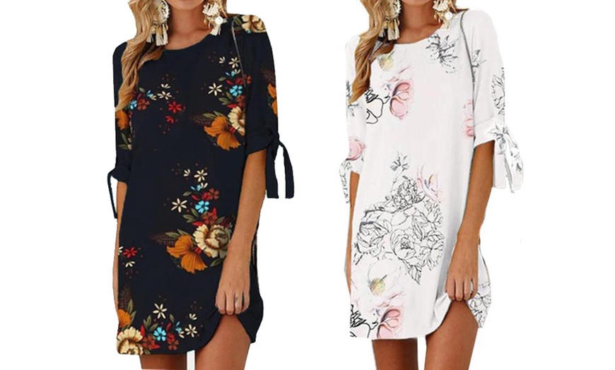 Image 8: Casual Floral Print Dress