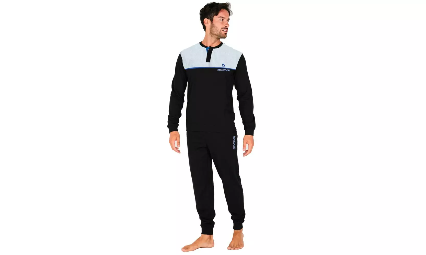 Tuta Homewear Givova da uomo in caldo cotone