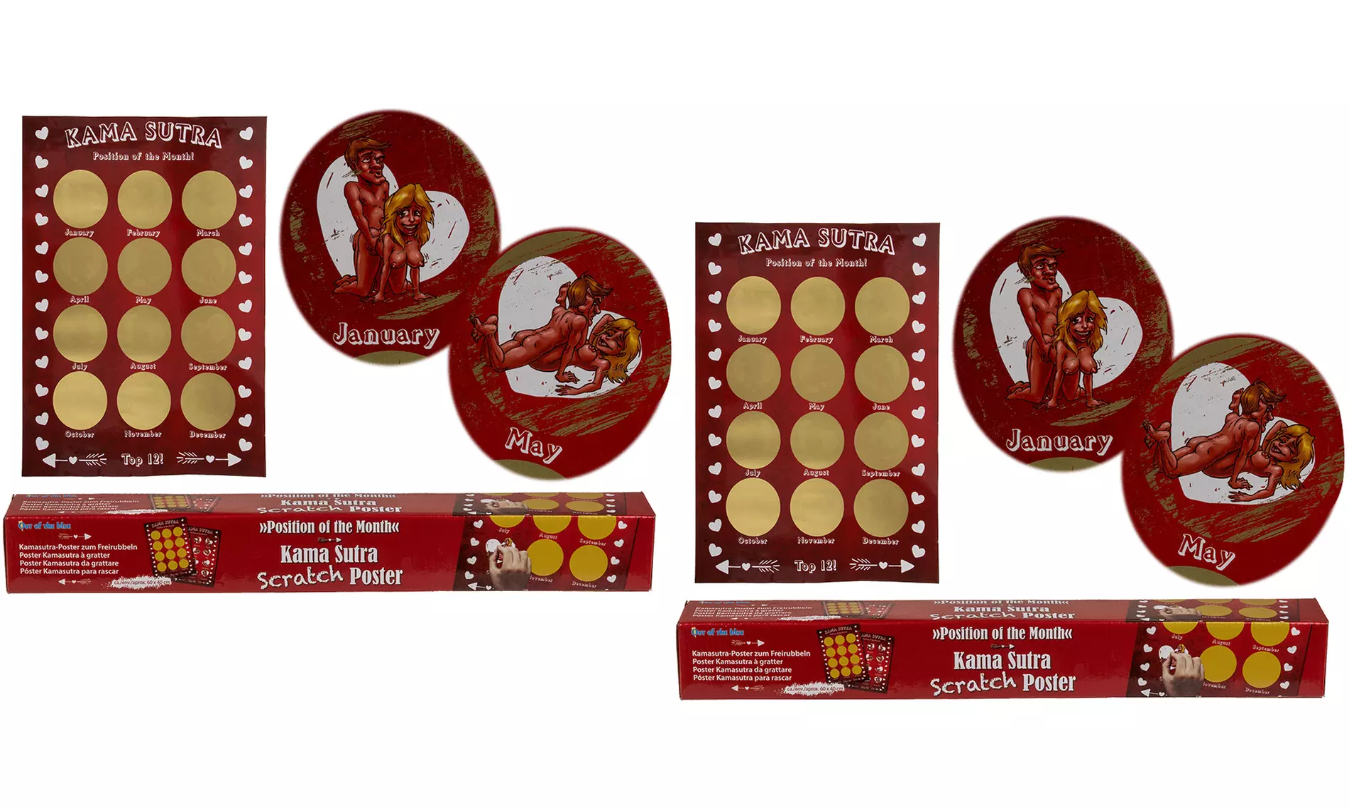 1 o 2 calendari Kama Sutra da grattare - Image 2