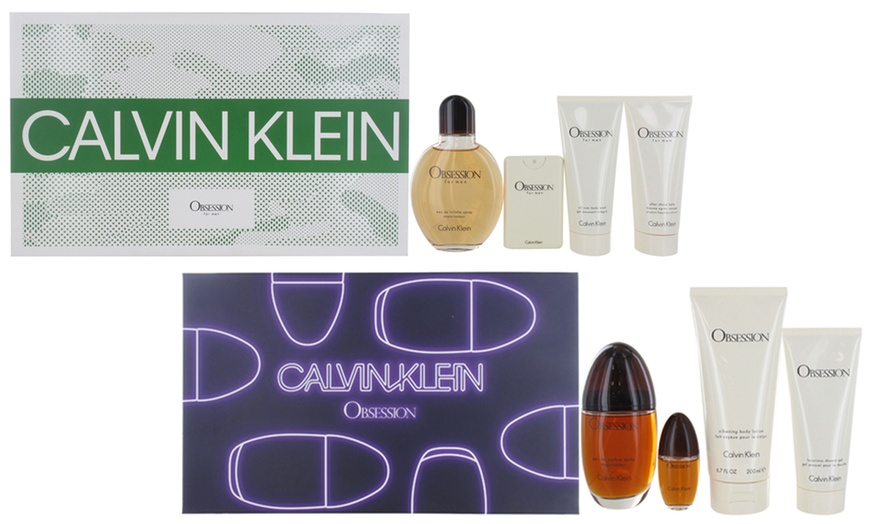 calvin klein men's obsession gift set