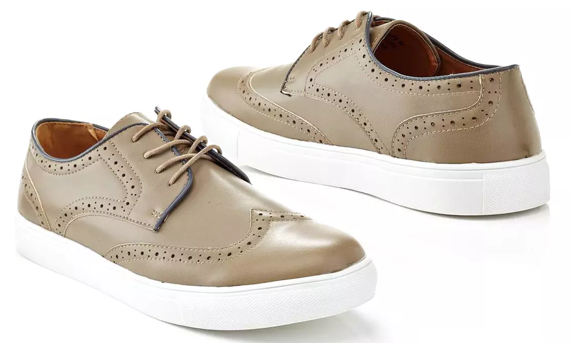 Adolfo Barrett Men's Wing-Tip Oxford Sneakers - Second Medium