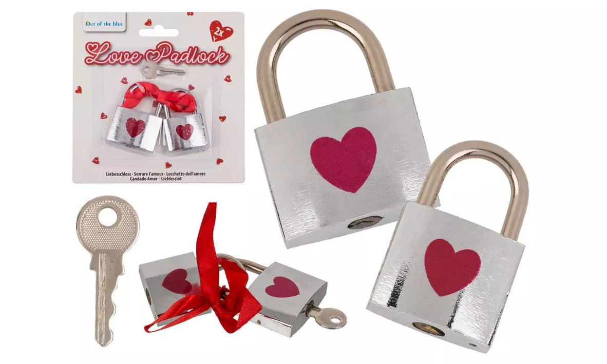 Juego de 2 candados de amor - Primary Image
