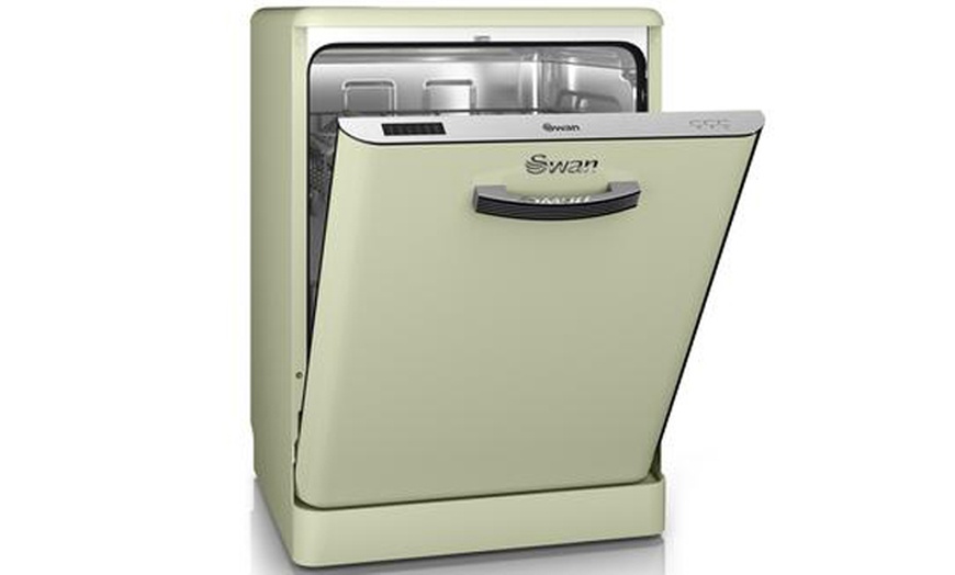 Image 5: Swan Retro-Style Dishwasher