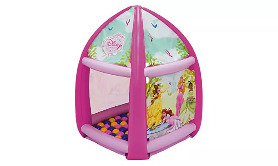 Disney Princess Beauty in Bloom Inflatable Ball Pit with 20 Balls - Primary Image