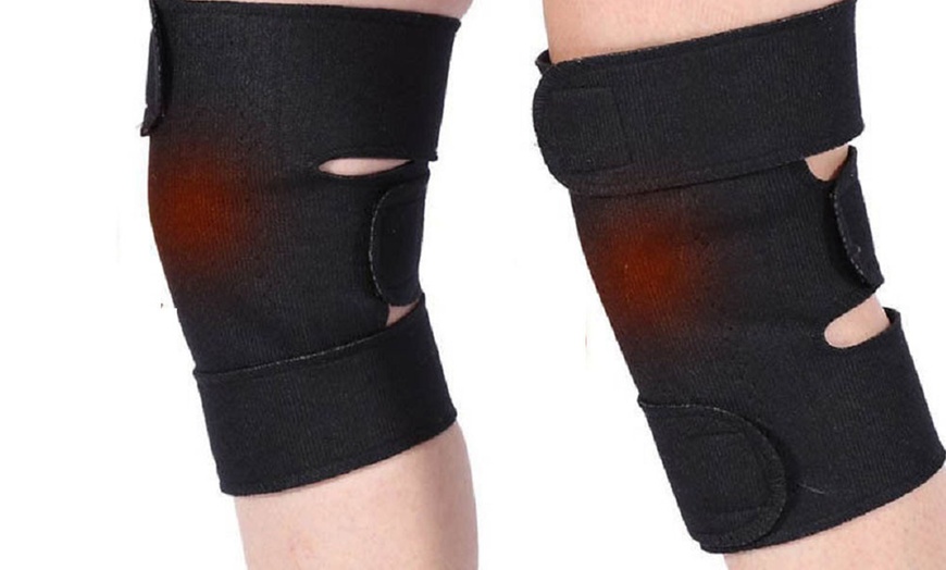 Image 2: Self-Heating Knee Support Pad