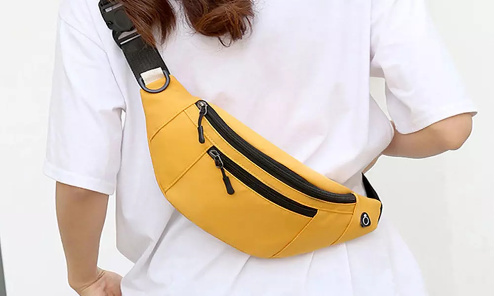 Unisex Gürteltasche mit Kopfhöreranschluss