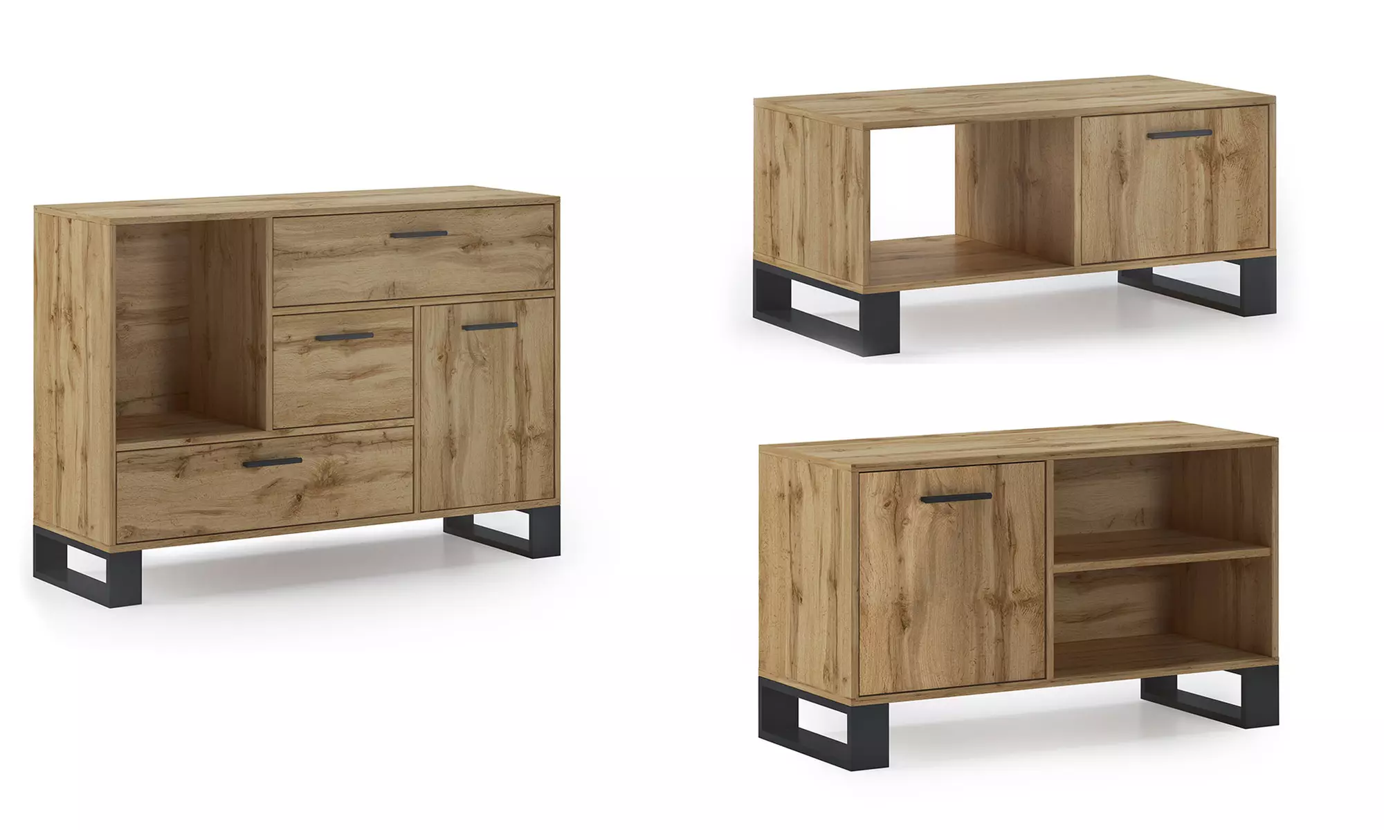 Ensemble de meubles de style industriel